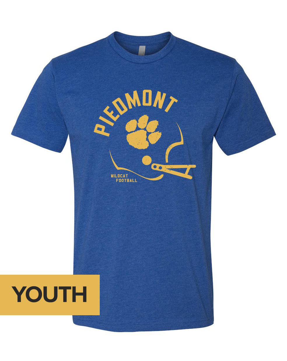 Youth Piedmont Wildcats Helmet T-Shirt